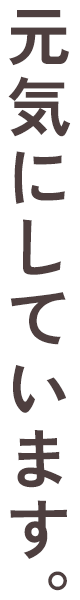 元気にしています。