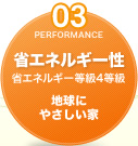 03 省エネルギー性 省エネルギー等級4等級