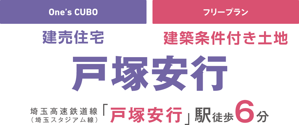 建売住宅・建築条件付き土地 戸塚安行