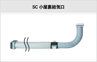 SC小屋裏給気口