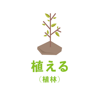 植える