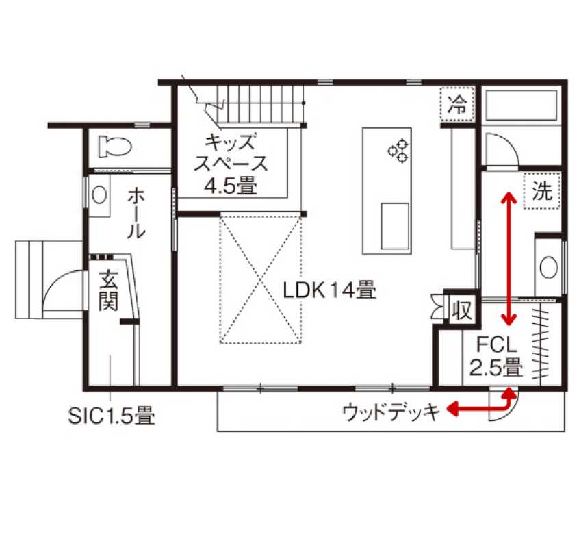 洗濯動線
