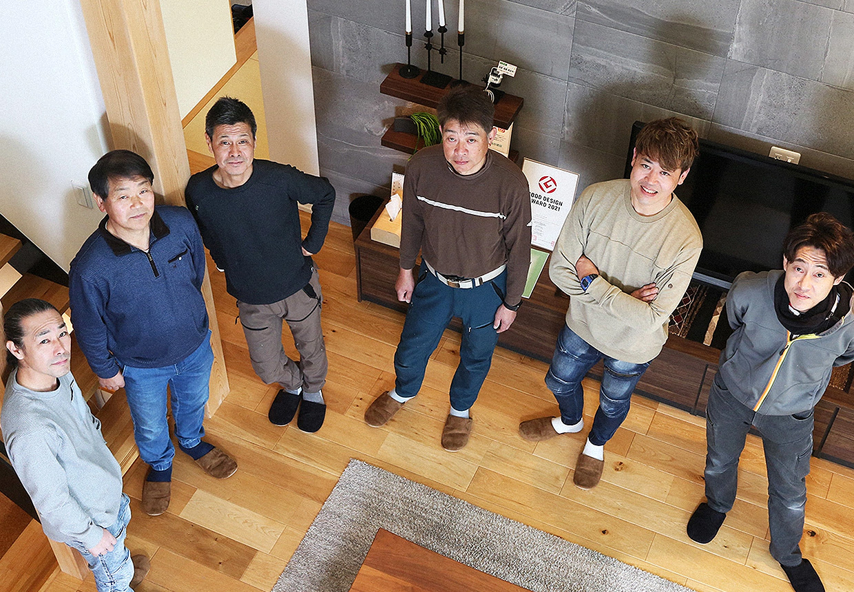 ⼀棟を、最後まで⾒届ける⼤⼯