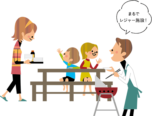 まるでレジャー施設!