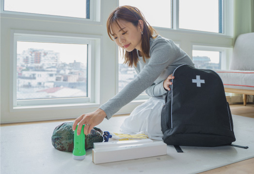 災害時にも地域と連携し助け合うコミュニティ活動の様子