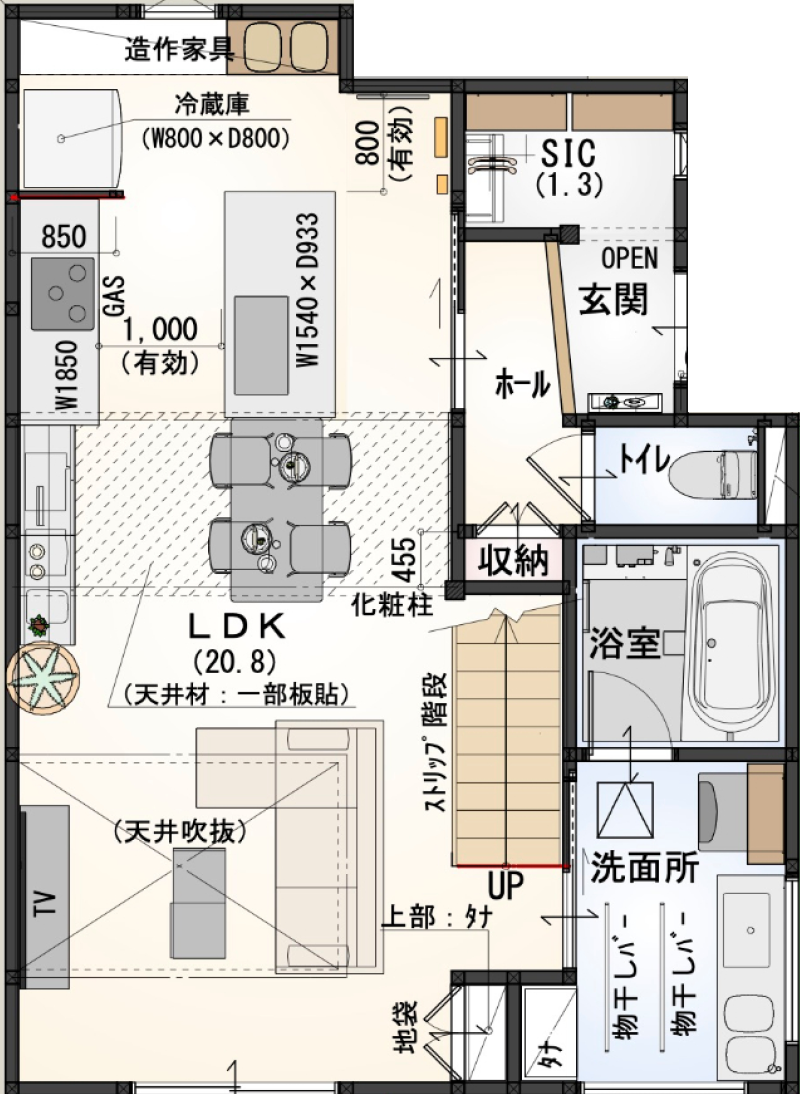 1階平面図