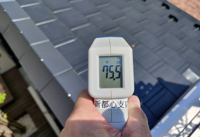 外気温38度～今日は夏の体感日和～温度を確かめる