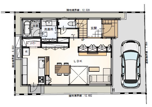 33坪｜2LDK＋インナーバルコニー＋小屋裏