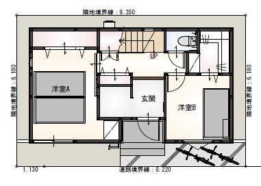 21坪｜2LDK＋勾配天井