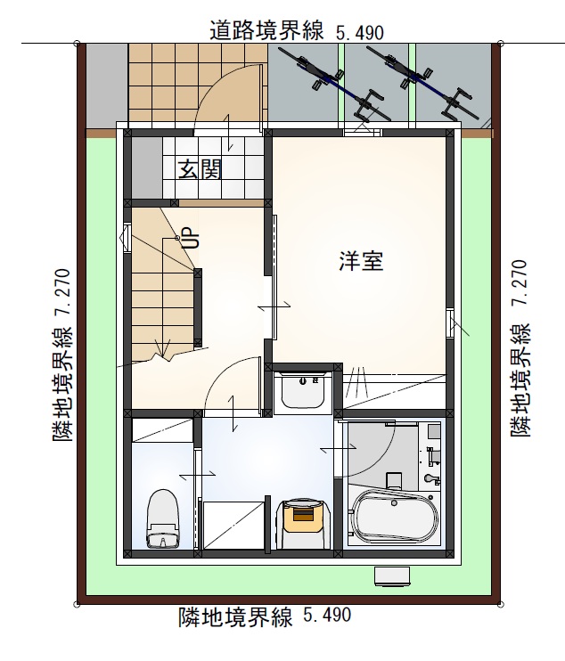 19坪｜3LDK（3階建て）
