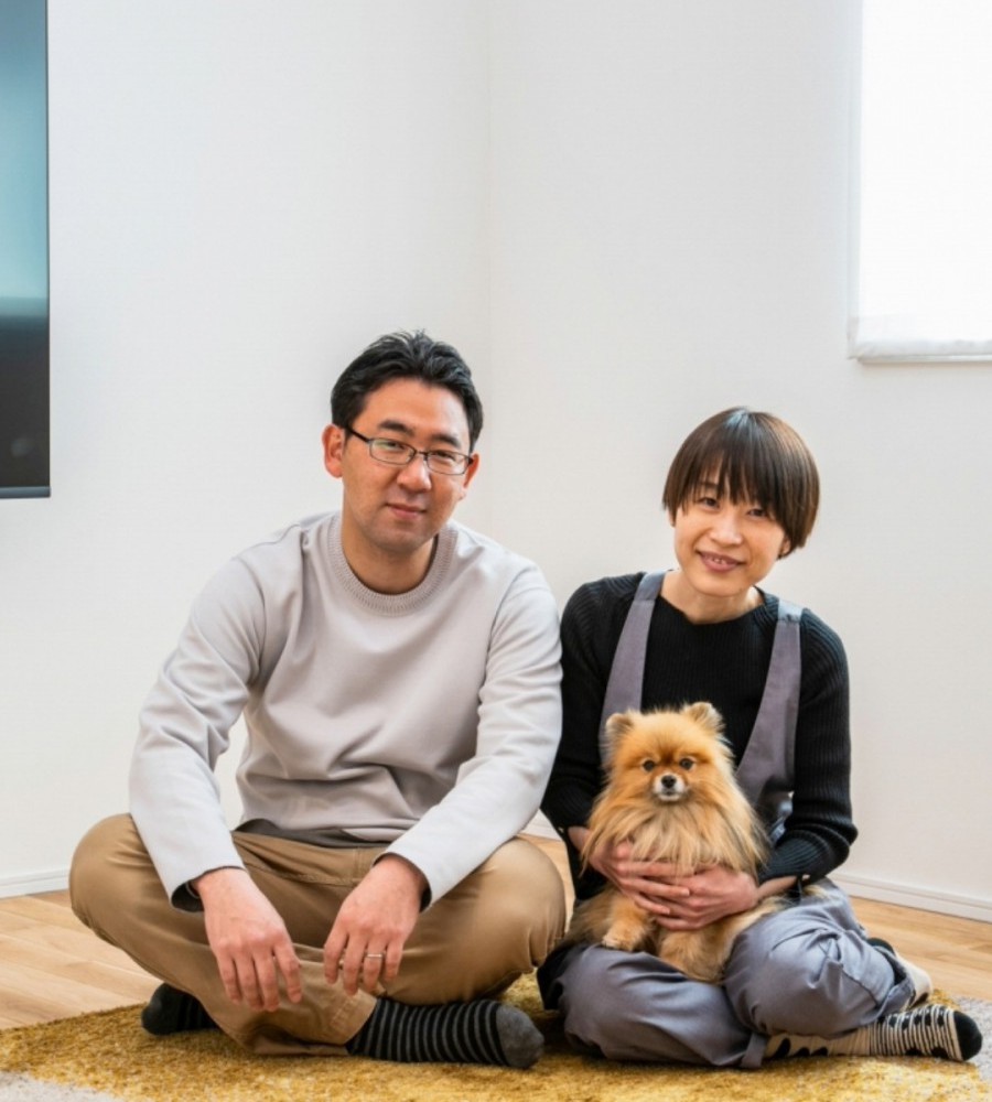 愛犬と共に。「空気の質」までこだわった家づくり