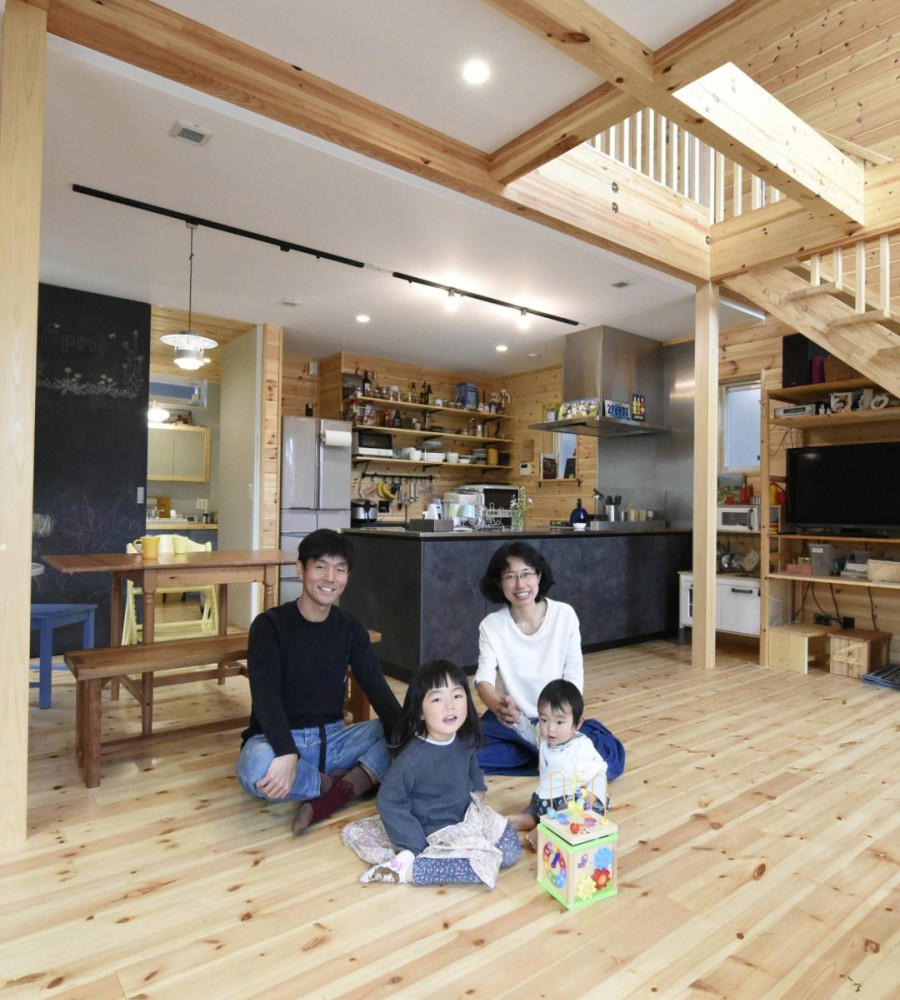 「子どもが思い切り走り回れる家へ」