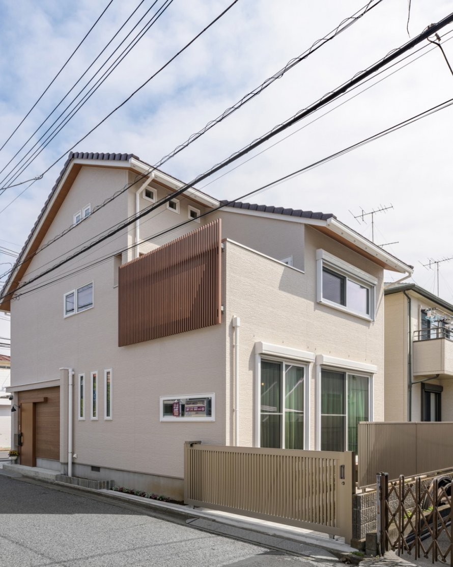 青森ヒバ浴室を有する、自由設計ならではの癒やしの家