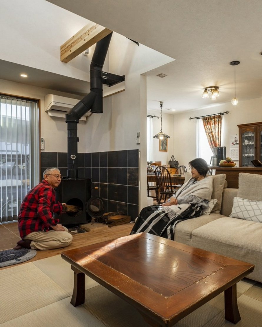 良いものを長く、深く。西川材で建てる、薪ストーブのある家
