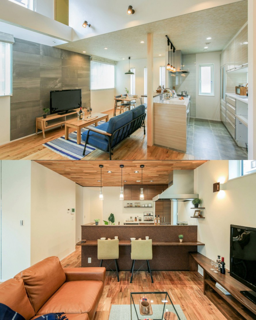 世帯間の要望が叶った、素材も性能もこだわった二世帯住宅