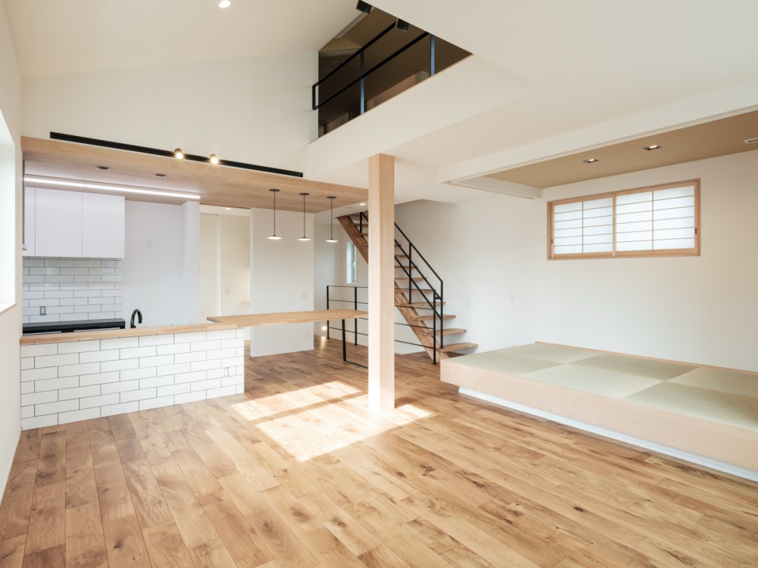 究極のシンプル モダンを目指した2階リビングの邸 埼玉 東京で自然素材 外断熱の長期優良住宅なら高砂建設